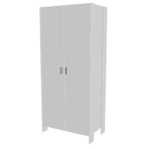 Szafa 2D/3P 84x188x54 cm BUK