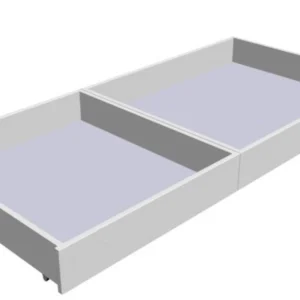 Szuflady na pościel do łóżka JULIA 90x200 cm BUK